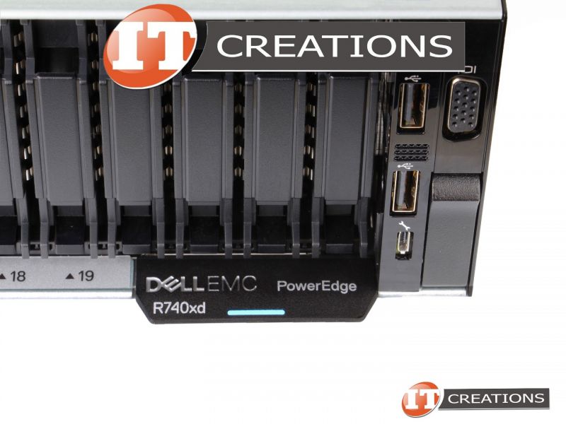 DELL EMC R740XD 24X2.5 2U SERVER 2 X GOLD 6138 20C 2.0GHZ 32GB NO HDD
